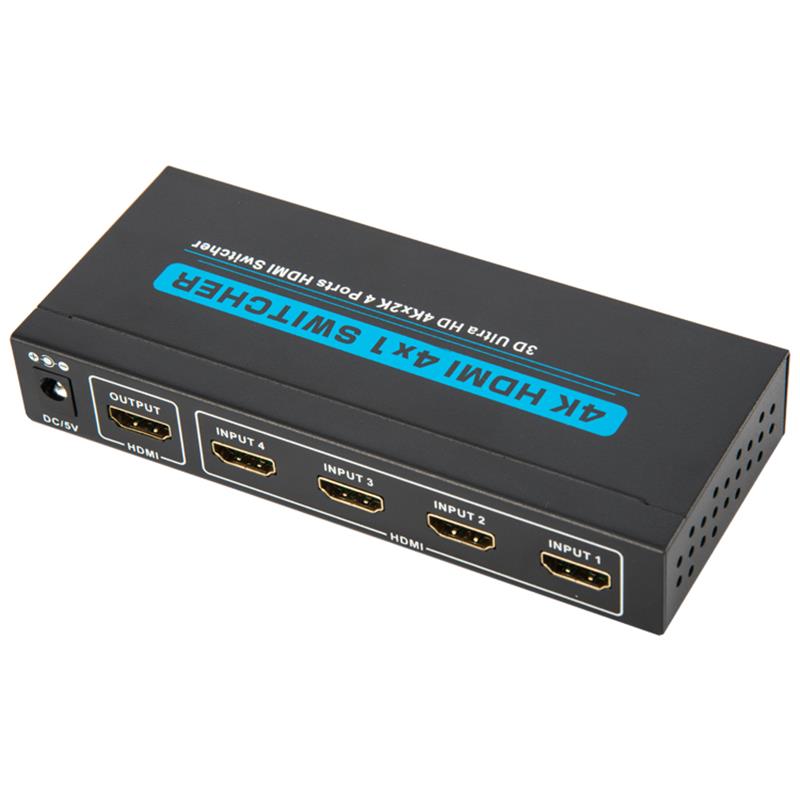 V1.4 4K / 30Hz HDMI 4x1 Switcher Unterstützt 3D Ultra HD 4K * 2K / 30Hz