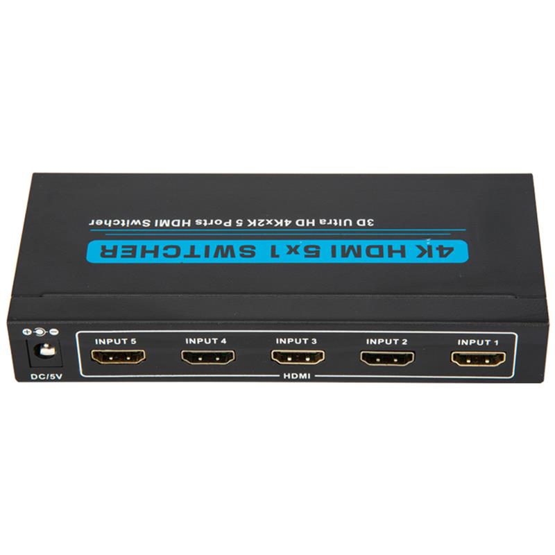 V1.4 4K / 30Hz HDMI 5x1 Switcher Unterstützt 3D Ultra HD 4K * 2K / 30Hz