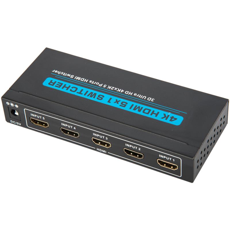 V1.4 4K / 30Hz HDMI 5x1 Switcher Unterstützt 3D Ultra HD 4K * 2K / 30Hz