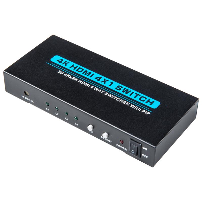 V1.4 4K/30Hz HDMI 4x1 Switcher Mit PIP Support 3D Ultra HD 4K*2K/30Hz