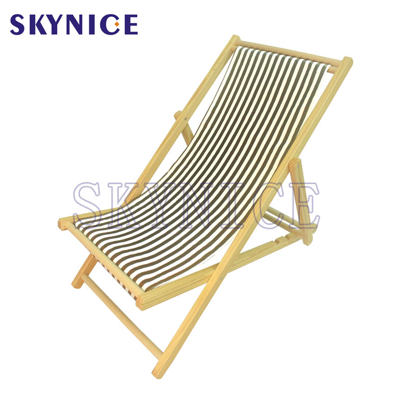 Holz Leinwand Büro Balkon Lounge Chair