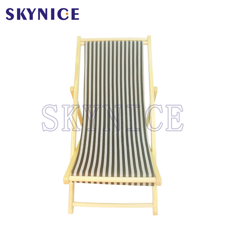 Holz Leinwand Büro Balkon Lounge Chair