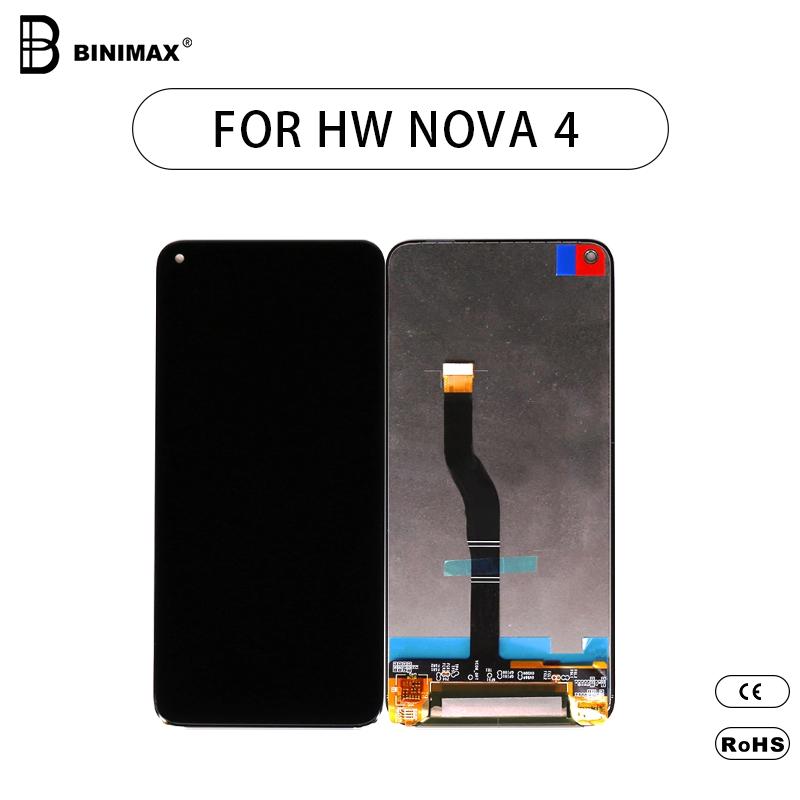 BINIMAX TFT LCDs-Bildschirm für Mobiltelefone Baugruppenanzeige für HW nova 4