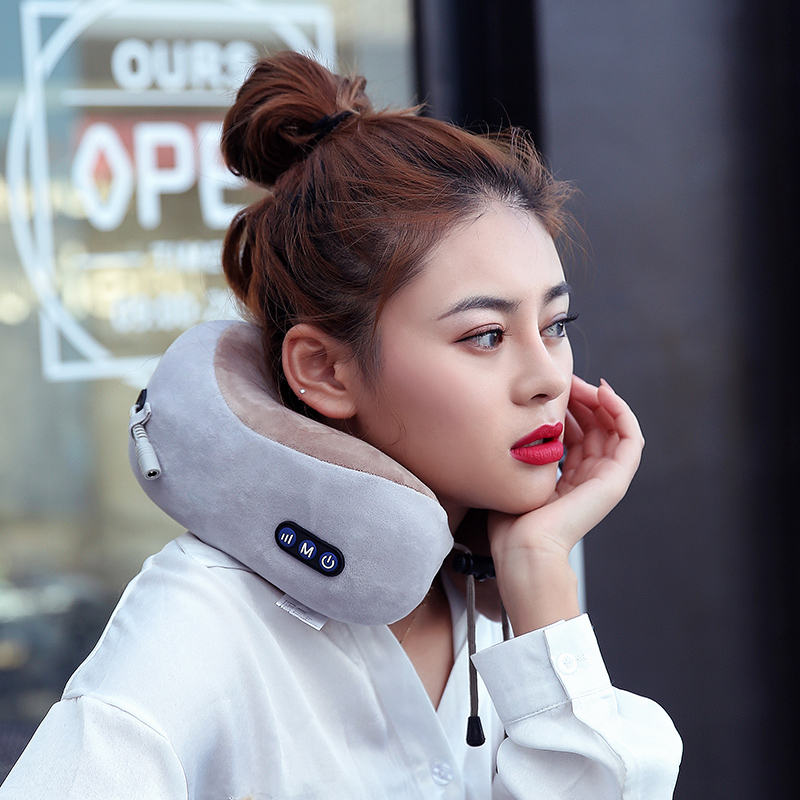 U-förmiges Massagekissen Memory Foam Neck Travel Massagekissen Neck Massager