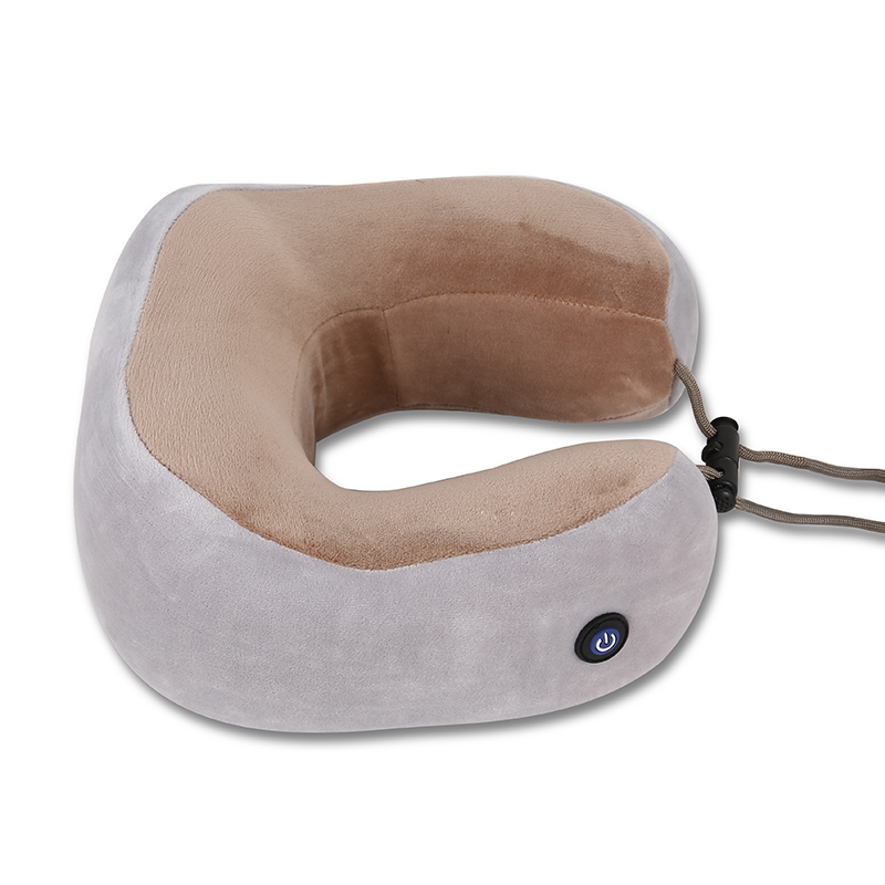 AA Batterie U-förmiges Massagekissen Memory Foam Neck Travel Massagekissen Neck Massagegerät