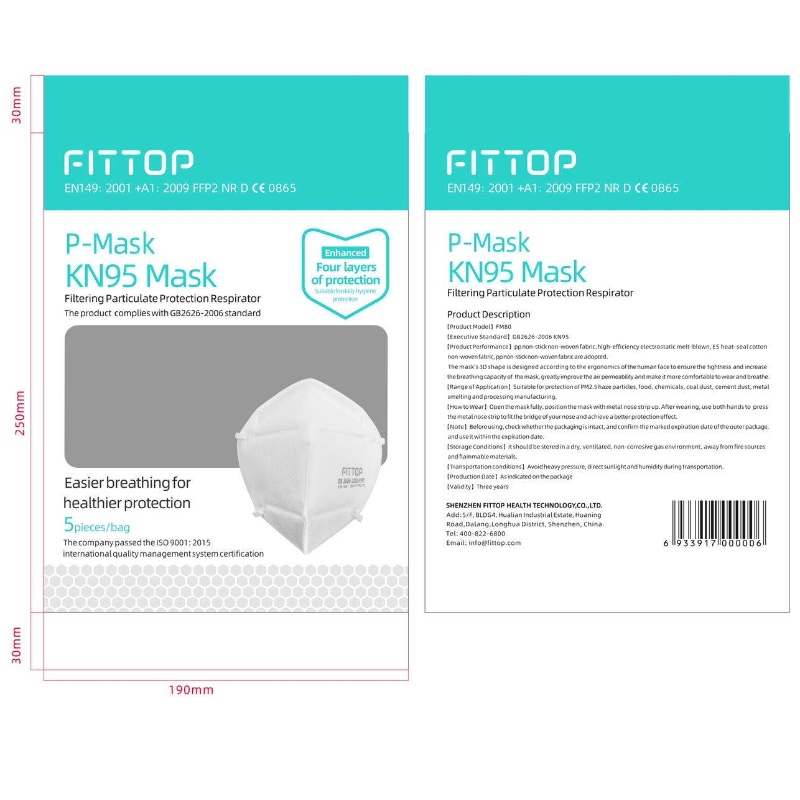 EC,FDA---FITTOP KN95