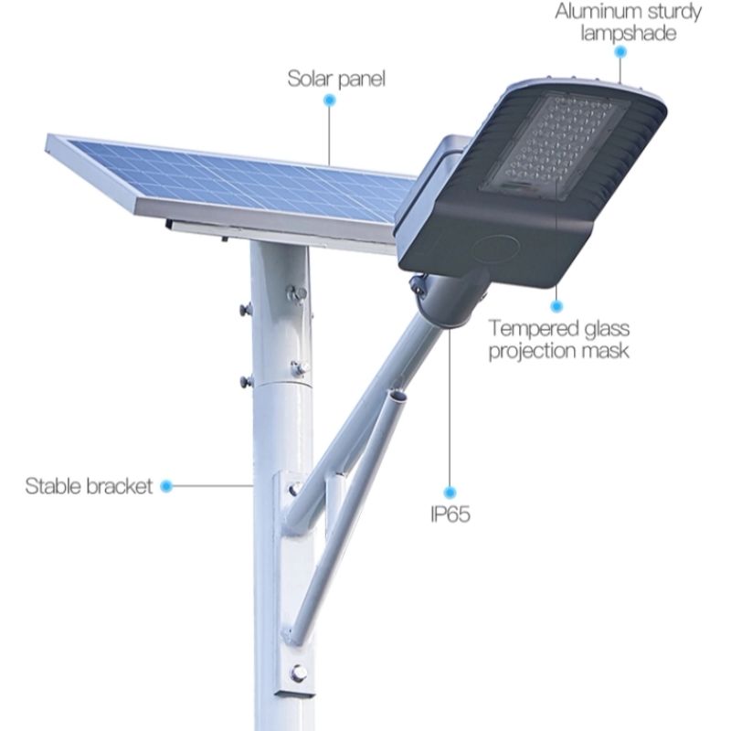 IP65 wasserdichte Outdoor 30w 50w Solar LED Straßenlaterne