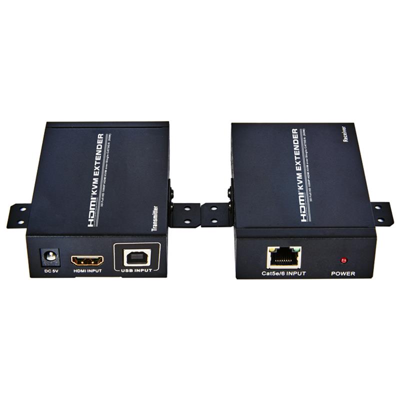 HDMI KVM Extender 60 m über Single Cat5e / 6 Unterstützung Full HD 1080P