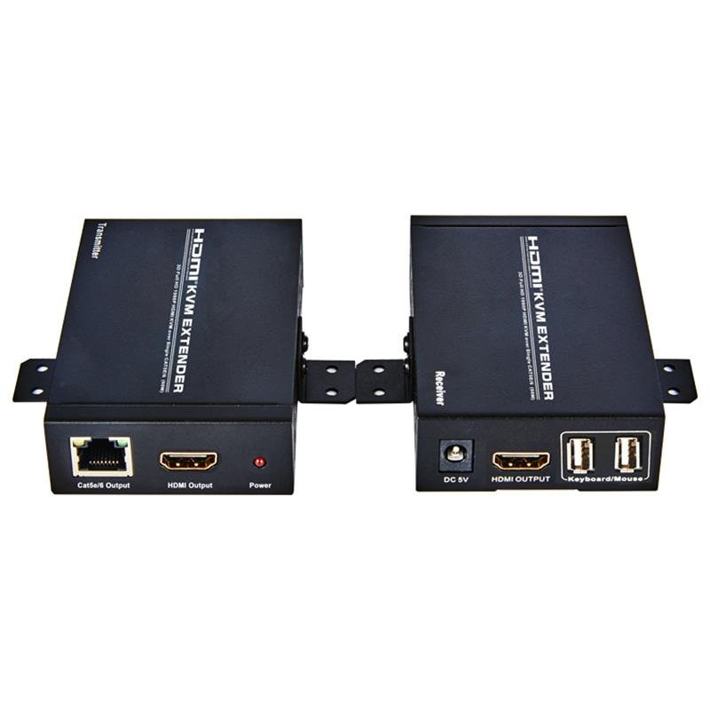 HDMI KVM Extender 60 m über Single Cat5e / 6 Unterstützung Full HD 1080P