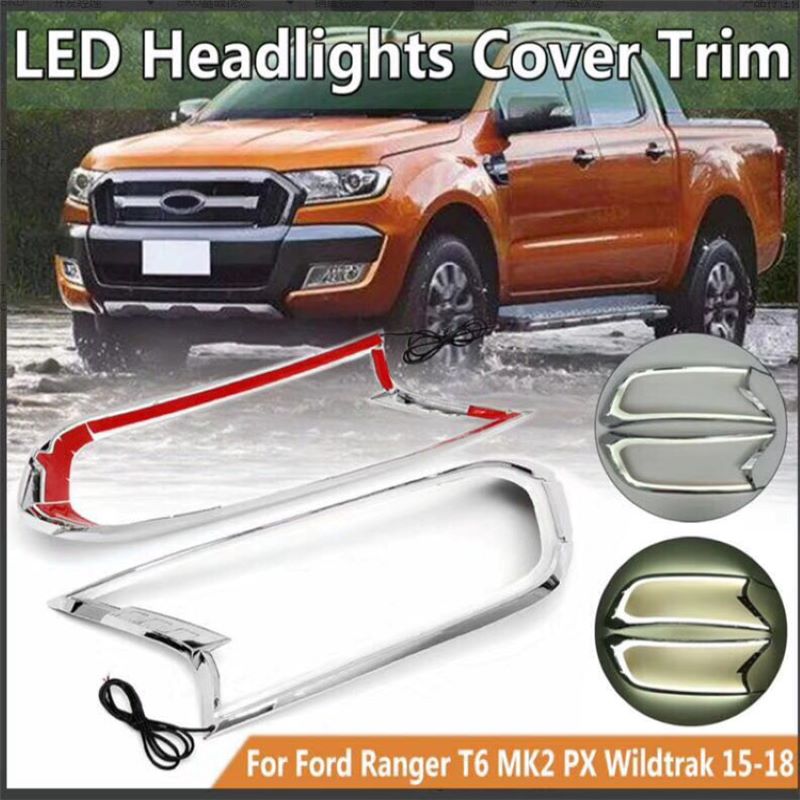 Tageslicht für Ford Ranger 2015~2018,Headlight Cover für ford Ranger 2015~2018
