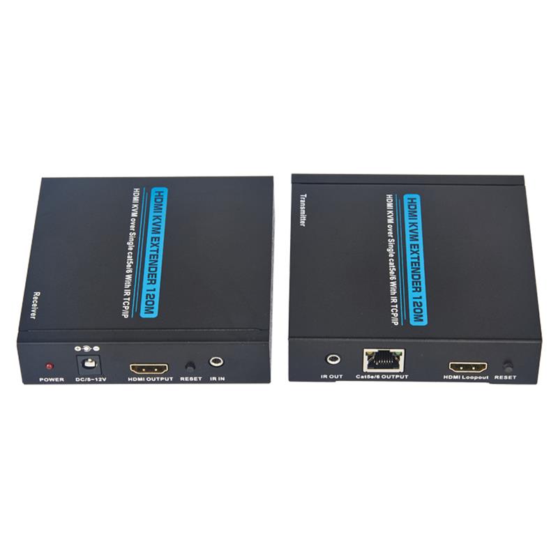 HDMI KVM Extender 100 m über Single Cat5e / 6 Unterstützt Full HD 1080P TCP / IP