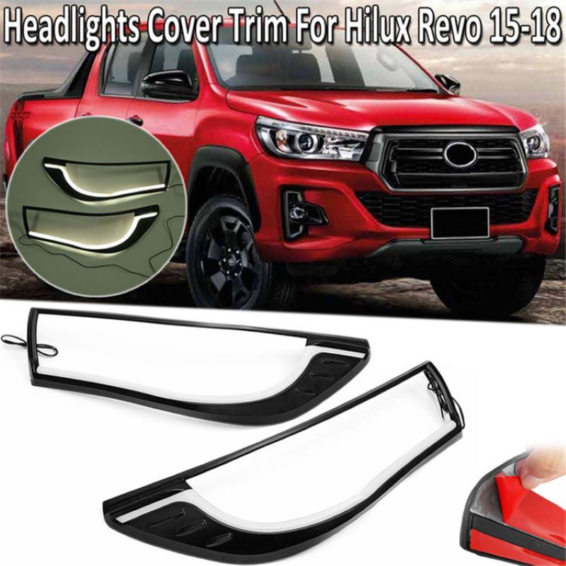 Tageslicht für Toyota Revo/Toyota Hilux 2015~2018,Headlight Cover für Toyota Revo/Toyota Hilux 2015~2018