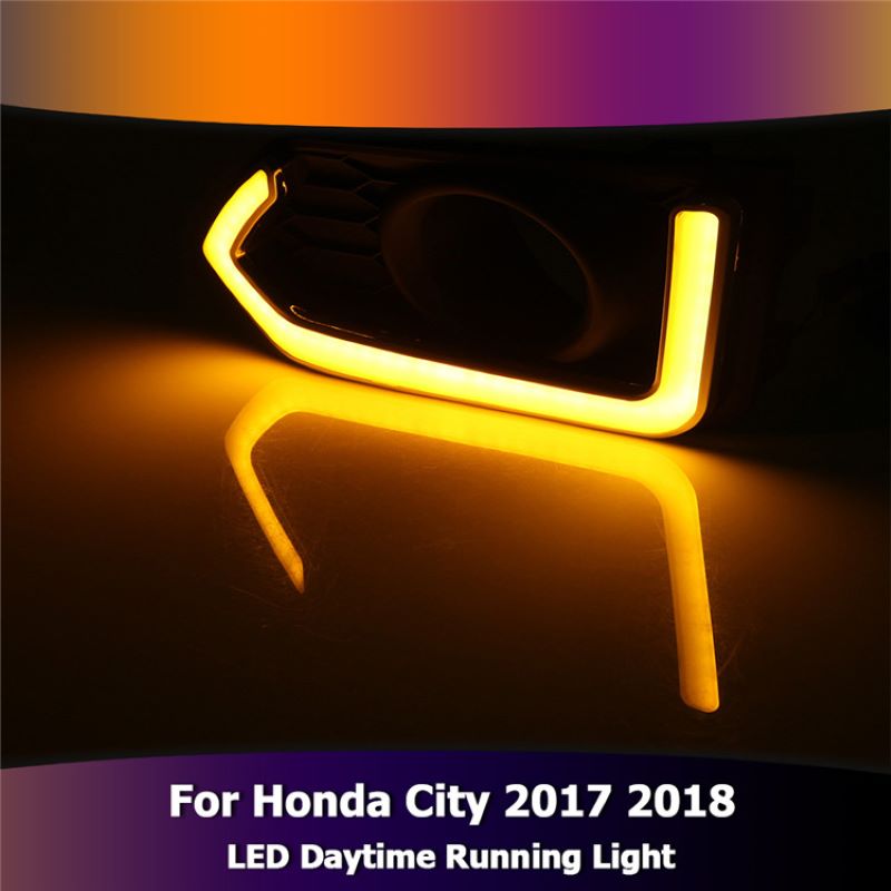 Tageslicht für Honda City 2017~2018,Foglamp für Honda City 2017~2018 DRL