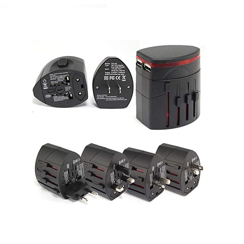 Weihnachten Geschenke Universal Travel Adapter mit 2-USB Best Selling Premium für Traveling Gift