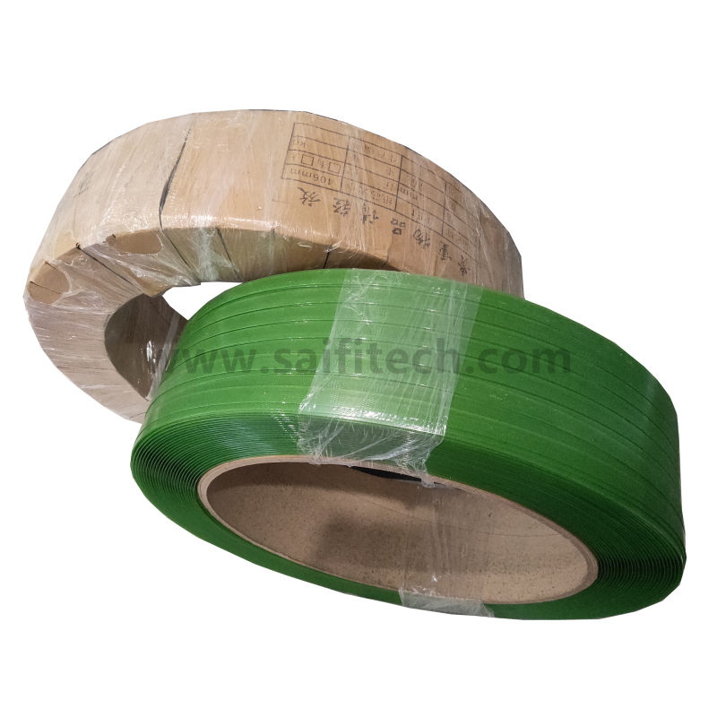 Green PET Polyester Strapping Band
