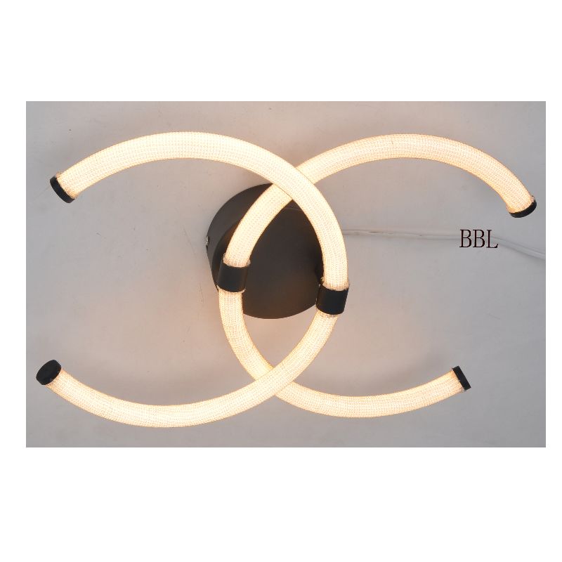 LED Deckenleuchte mit doppeltem C Acrylrohr