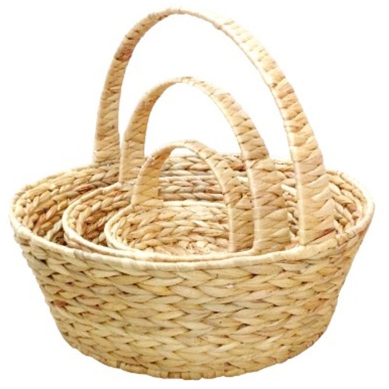 Wasserhyazinthenkorb mit Griff