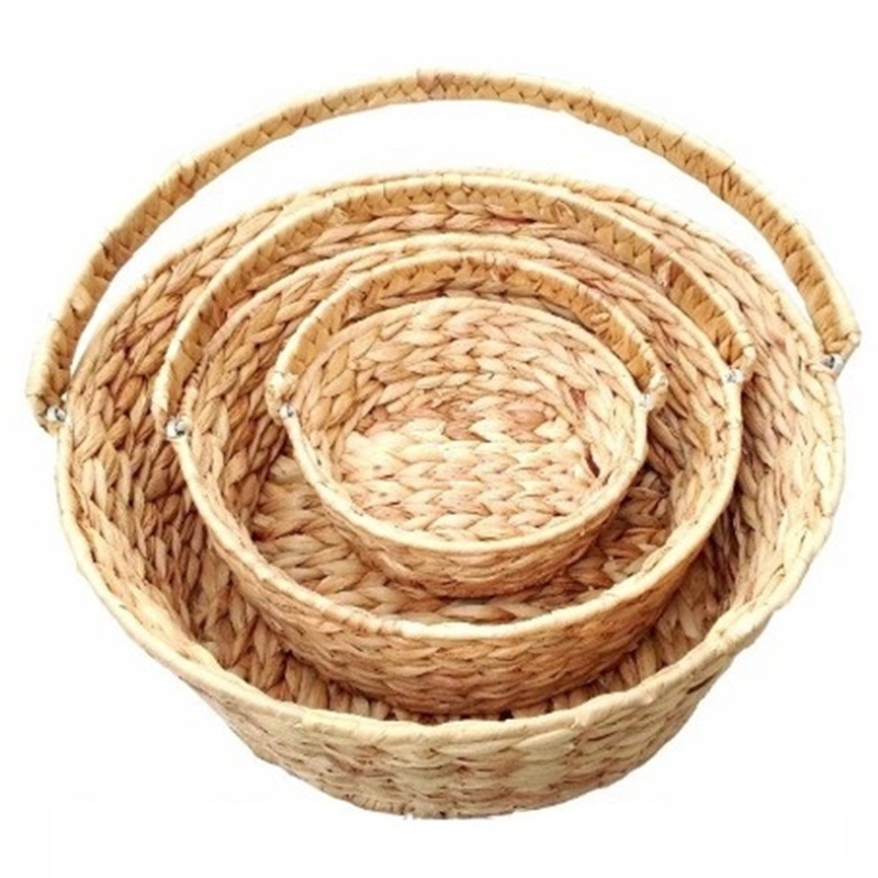 Wasserhyazinthenkorb mit Griff