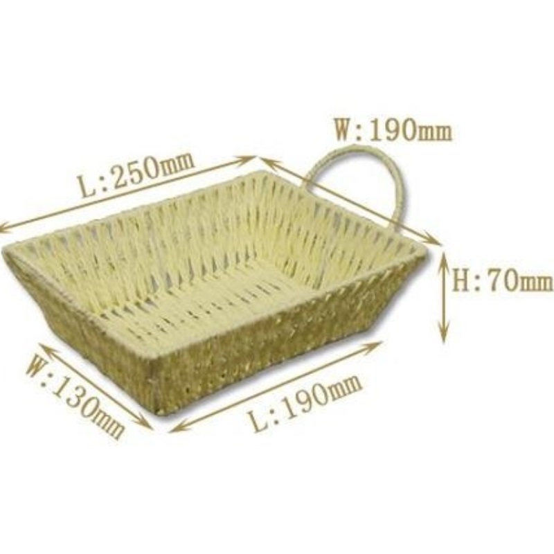 Home Dekor Papier Rattan gewebtes Ablagefach