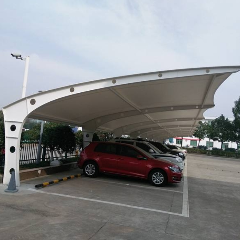 Vorgefertigte Stahlrahmen 10 PKW Parkplatz Schatten Struktur Zelt zu verkaufen