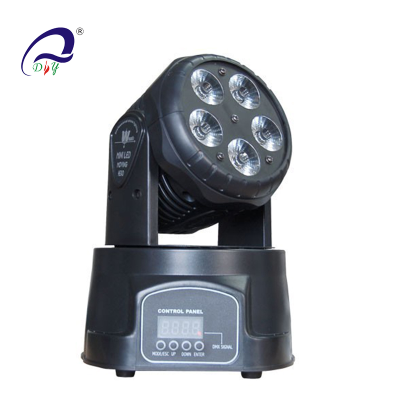 PL-12 5*15W RGBWA LED Mini Moving Head Wash Light