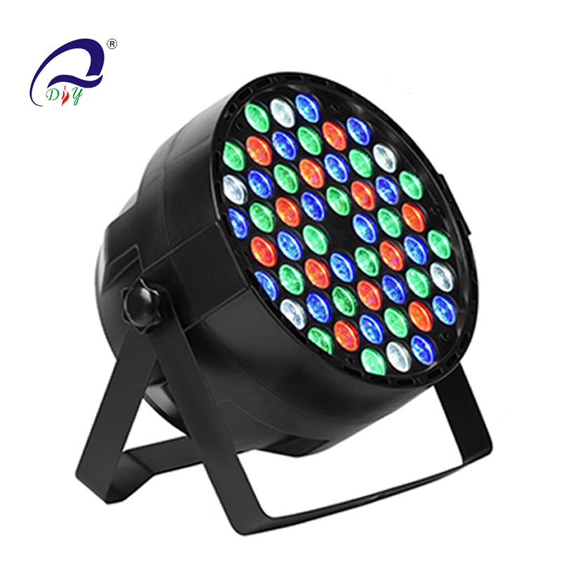 PL100 54PCS LED Par Kann Licht mit Kunststoff Körper für Hochzeit