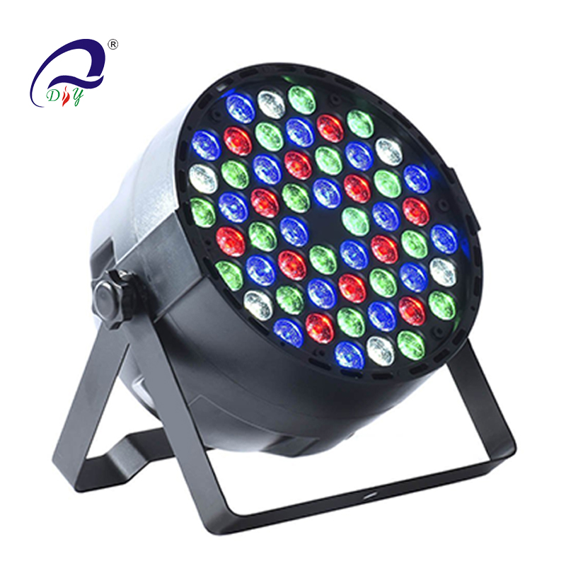 PL100 54PCS LED Par Kann Licht mit Kunststoff Körper für Hochzeit