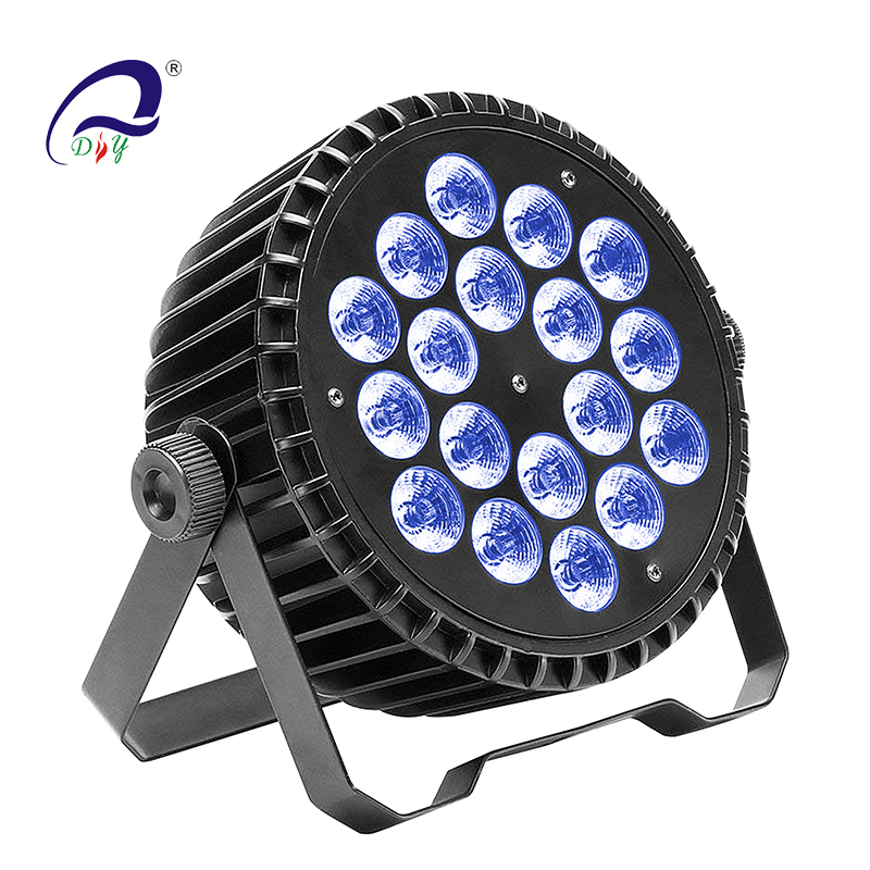 PL35 18PCS Silent Aluminium LED Wash Par Nachtclub Light