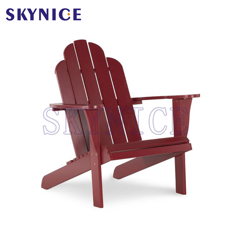 Adirondack-Stuhl aus Holz für die Freizeit im Garten