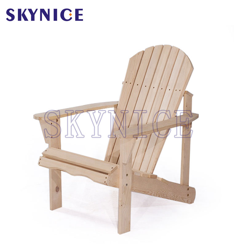 Outdoor Natürlicher Fir Wood Rocking Chair Patio Deck Frosch Chair