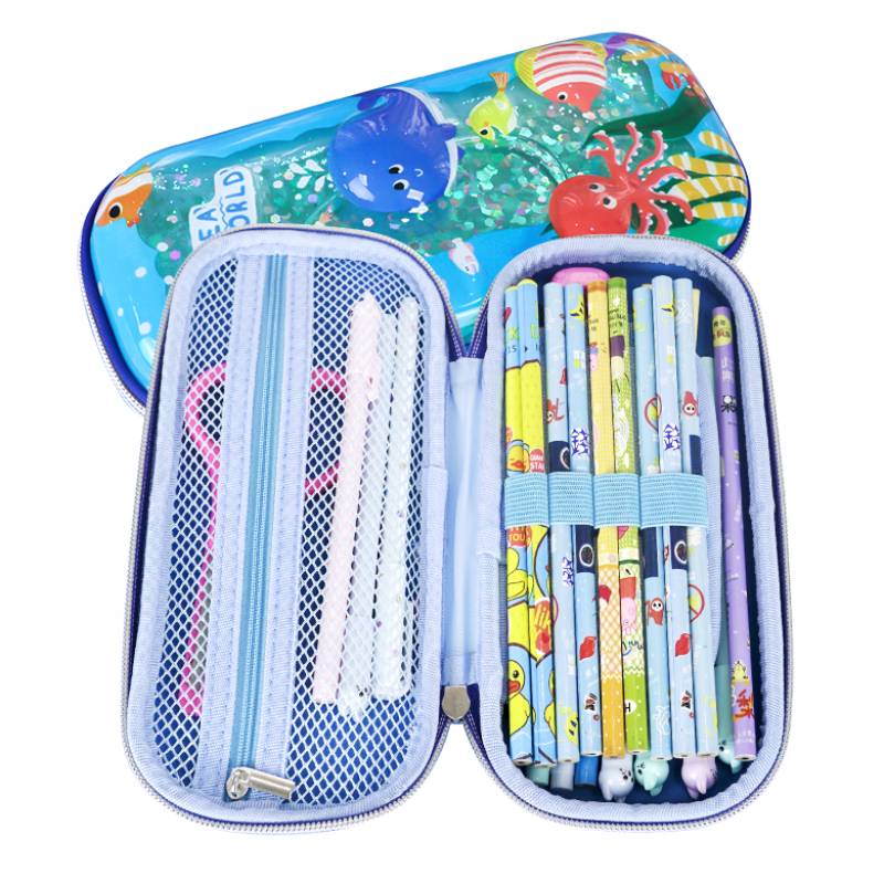 High-capacity Glitter School Student Pencil Bag