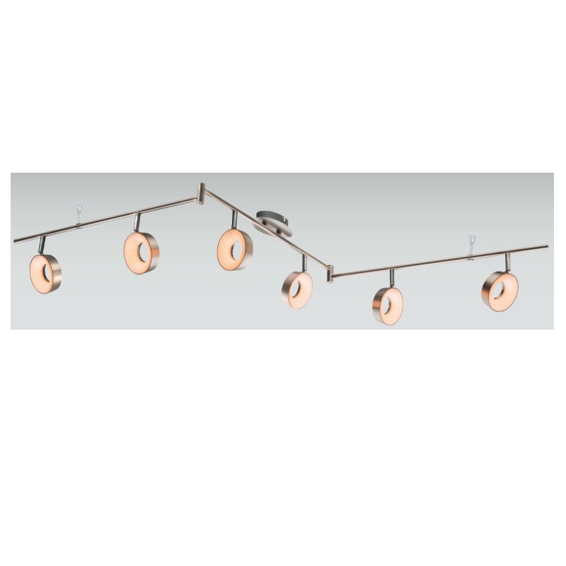 Hochspannungs-LED-Spotlicht-6, mit Kreis-Kunststoff-Schatten