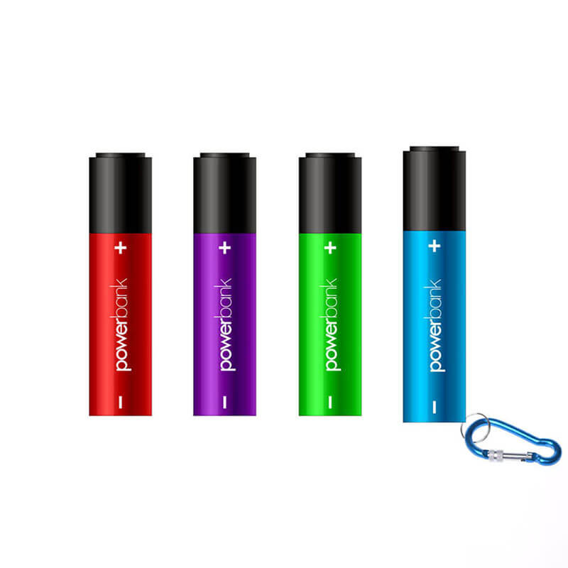 Lipstick-Sized Portable Charger mit LED-Taschenlampe