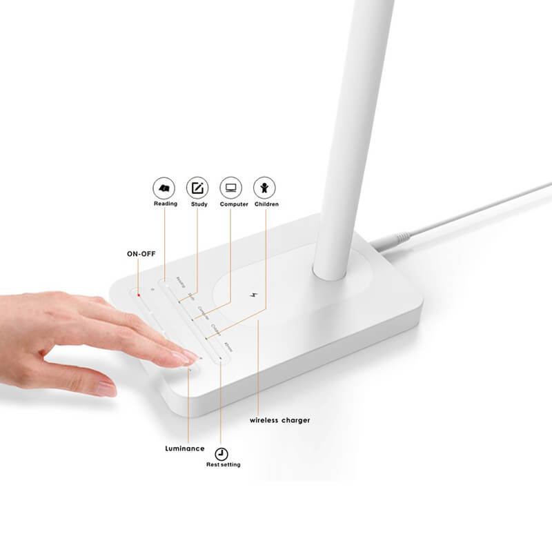 LED Desk Lampe Schneller Wireless Ladegerät