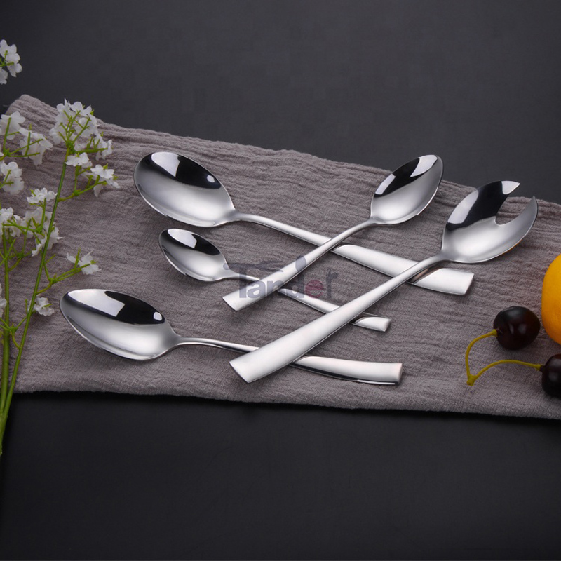 elegantes Edelstahl Besteck Silber Set 18/0 Besteck Aufbewahrung