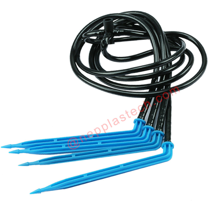 Obstgarten Pflanzen Mikrospray Bewässerung Pfahl Sprinkler Online-Pfeil Tropfer für Blumentopf