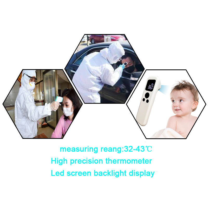 Infrarot-Stirnthermometer für Erwachsene, digitales medizinisches Infrarot-Thermometer ohne Kontakt gegen Fieber Stirn-Thermometro mit CE-Zulassung für Babys