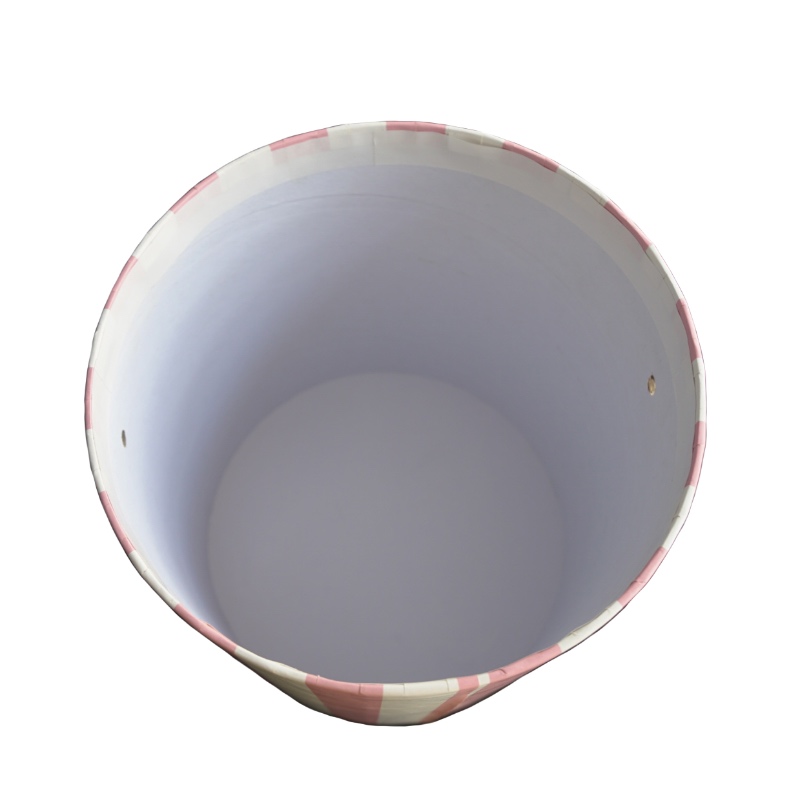 GL_PA0027 Fass Blume runde Papierbox Rohr Box für Kinder Kleid