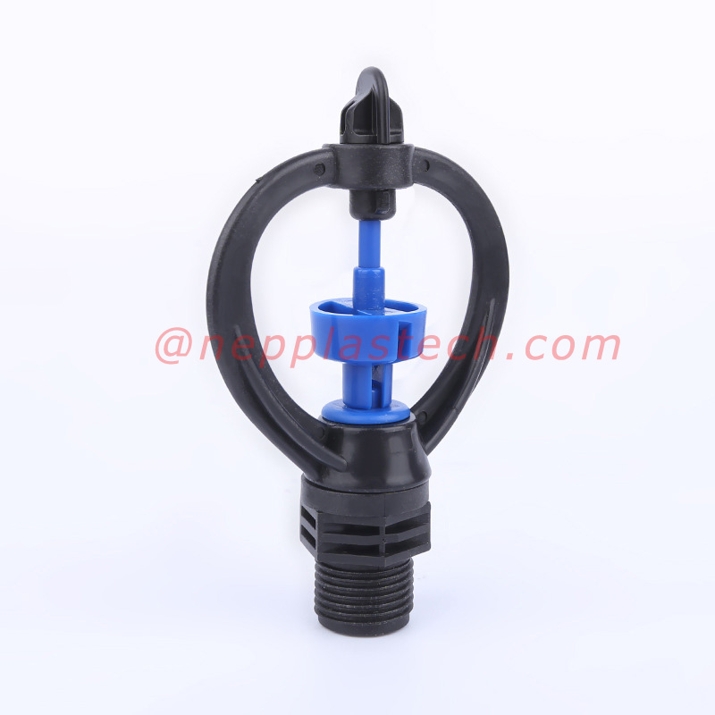 360 Spray Mittlere Rundum-Mikrosprinkler 3\/4 Zoll Rasensprinkler mit Rasenbewässerung