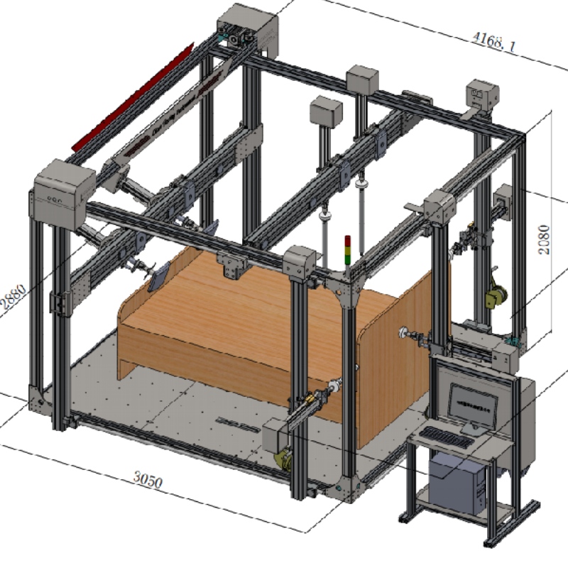 LT-JJ16-A-integrierter mechanischer Prüfmaschine für Bett und Kabinett