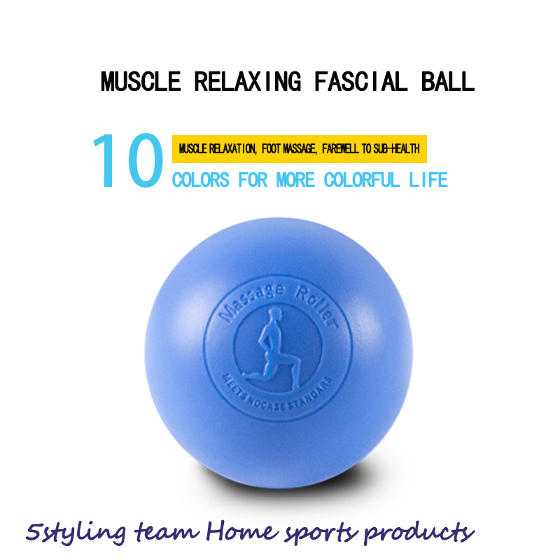Direktverkauf des Silikon-Rehabilitationsmassageballs des Herstellers, Stretch-Yoga, Fitnessmassage, Einzelballmuskel, entspannender Plantarfaszienball