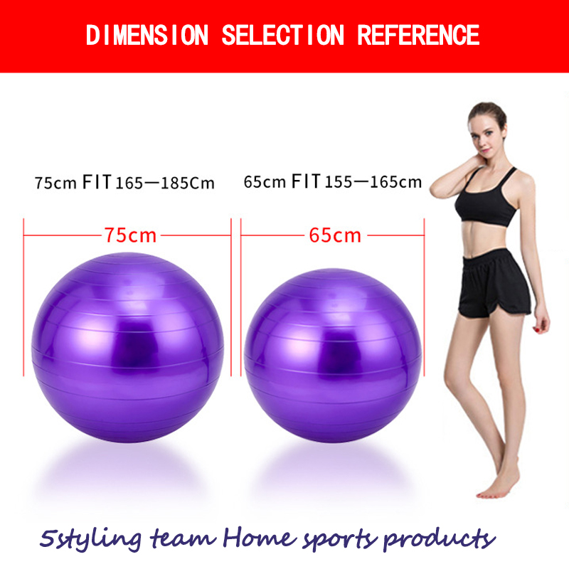 PVC verdickt explosionsgeschützte Yoga Fitness Massage Ball Rehabilitation Training Gummi Yoga Balance Ball Sportgeräte Großhandel
