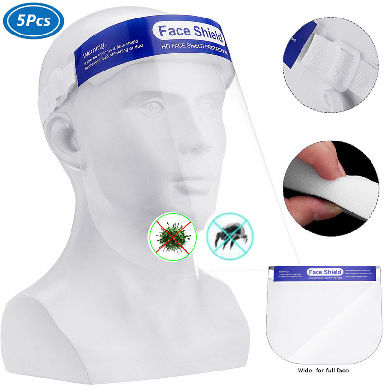 Kunststoff Gesichtsschutz Anti-Saliva Windproof Staubschutz Gesichtsschutz Volle Gesichtsschutz Gesichtsschutz Männer Frauen