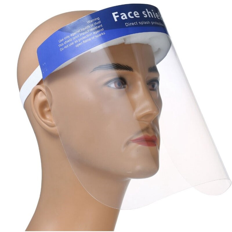 Kunststoff Gesichtsschutz Anti-Saliva Windproof Staubschutz Gesichtsschutz Volle Gesichtsschutz Gesichtsschutz Männer Frauen