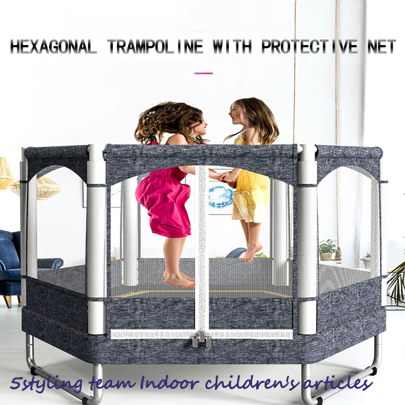 Boden Trampolin Heim Kinder Indoor Baby Trampolin Kinder Fitness Gürtel Netz Heim Spielzeug Trampolin