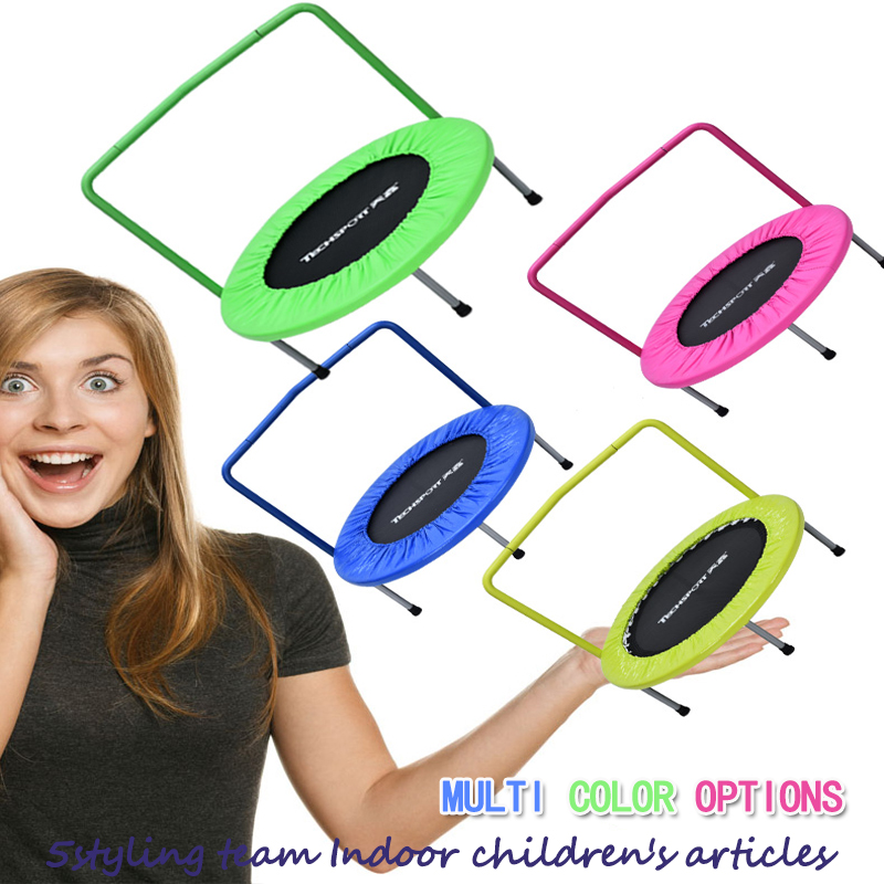 Kindertrampolin Inlandstrampolin Indoor Baby Trampolin Bungee mit Handlauf Feder Trampolin Hersteller Direktvertrieb