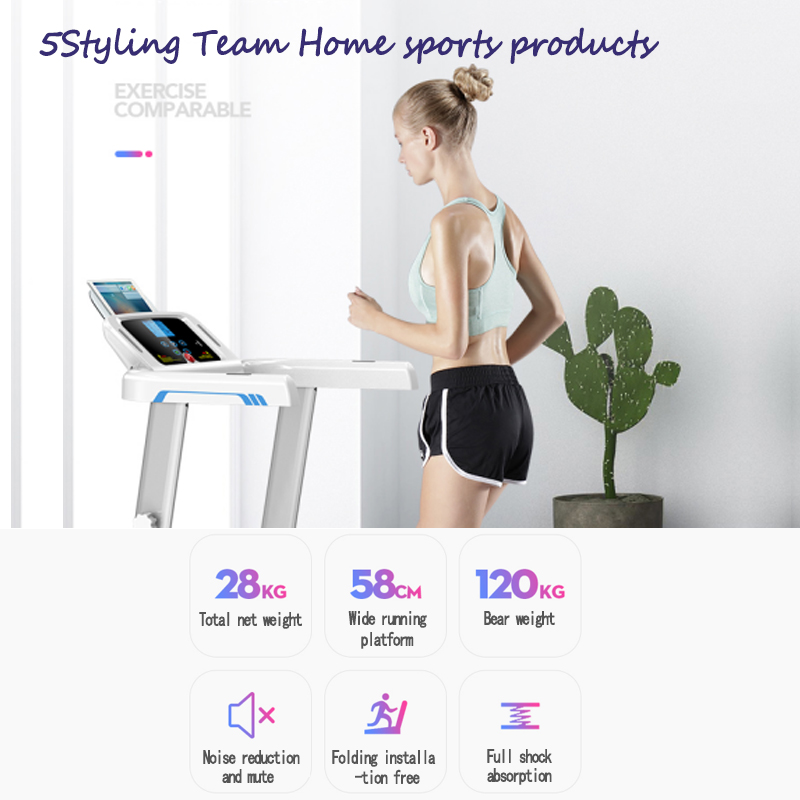 Grenzüberschreitende heiße neue Laufband Inlands- und Außenhandel intelligente Laufmaschine faltbare Indoor-Multifunktions-Fitnessgeräte