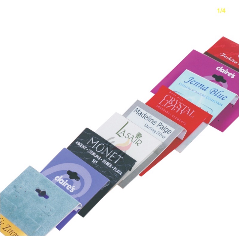 Plastik Schmuck Karte