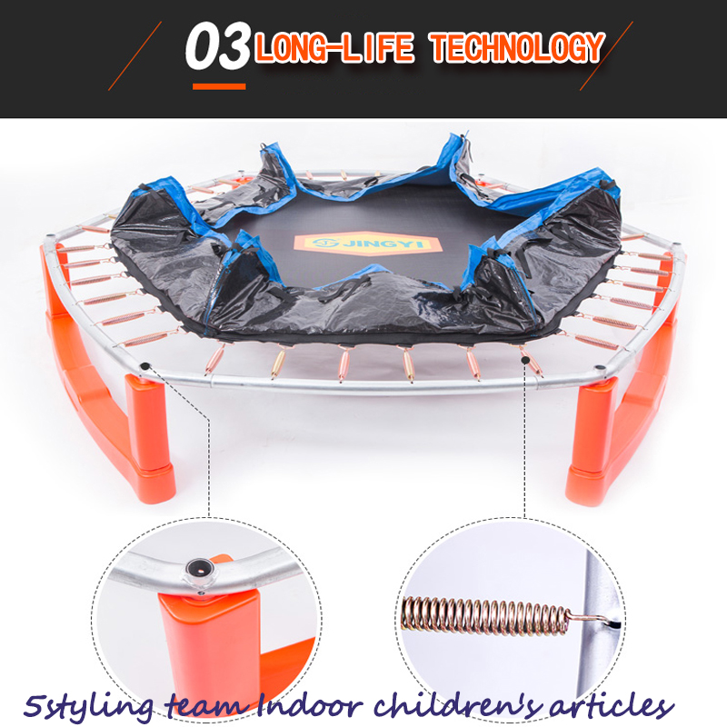 Trampolin für Kinderheim Indoor-Trampolin für Kinder mit Schutznetzfeder für Babytrampolin für Bungee-Jumping-Outdoor-Trampolin