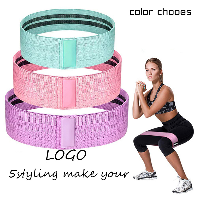 Colorful Non Slip Resistance Circle Hip Circle Band Hüftband